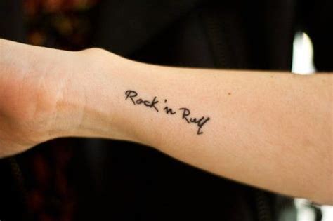 rock n roll tattoo um might need something like this