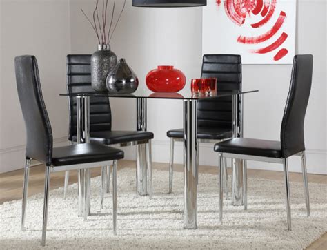 7 Contemporary Glass Square Dining Tables Cute Furniture Uk