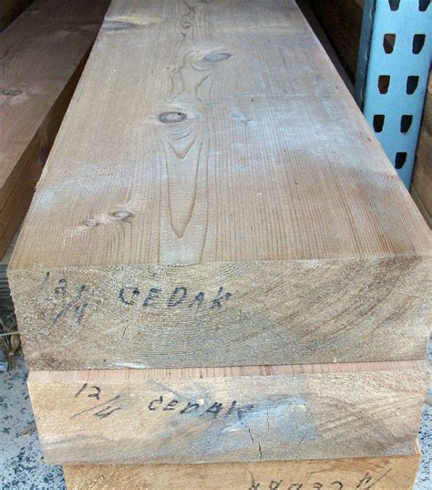 Western Red Cedar 6x6 Timbers 6 And 8 Lengths