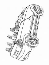 Pages Convertible Car Coloring Printable sketch template
