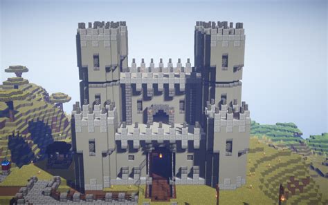 minecraft castle schematics
