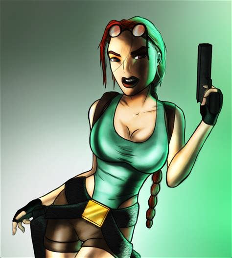 Lara Croft Tomb Raider Core Lara Fan Art By