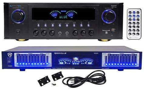 technical pro rxbt home theater receiver bluetooth usbsd band eqremote ebay