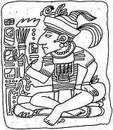 Mayan Maya Clipart Aztec Symbols Kids Coloring Clip Mexican Pages Culture Cliparts Ruins Ancient Civilization Print Library Mexico Tattoos Tribal sketch template