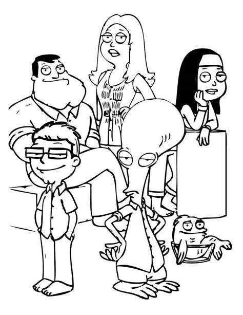 characters  family guy coloring page kids play color