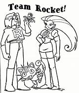 Rocket Pokemon Coloring Team Pages Printable Rockets Colouring Coloing Kids Paper Clipart Disney Sheets Color Adults Raichu Colored Brings Cool sketch template