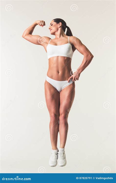 beautiful strong woman stock image image  anatomy