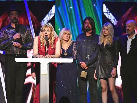 Courtney Love Unites With Remaining Nirvana Members At Rock And Roll