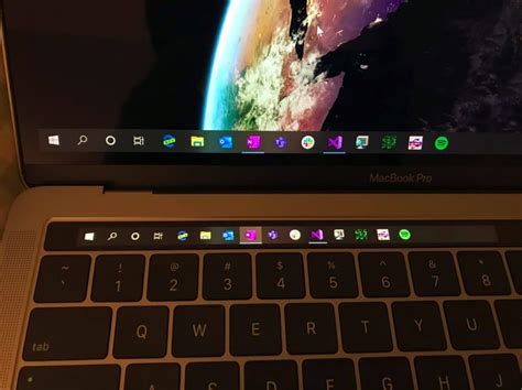 Developer Makes MacBook Pro Touch Bar Work on Windows 10