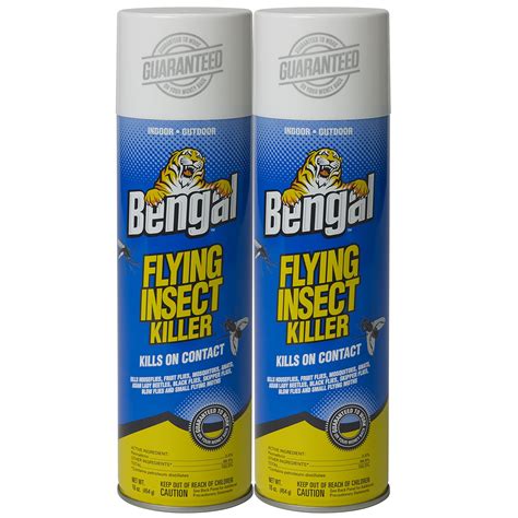 bengal flying insect killer   oz cans indoor outdoor spray