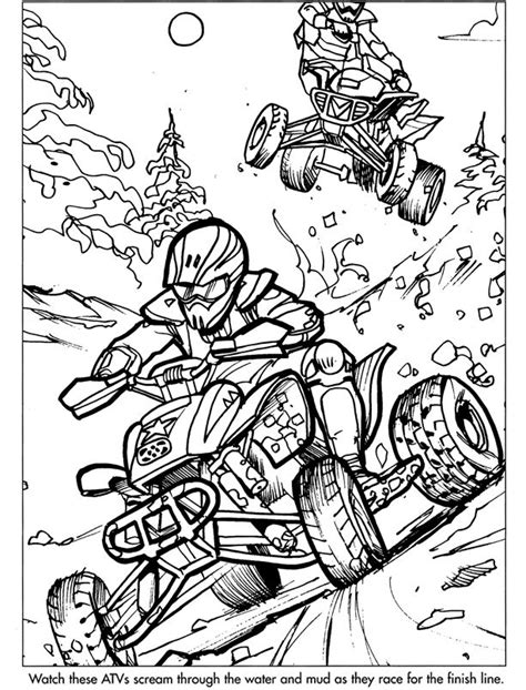 atv coloring pages coloring home
