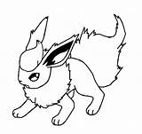 Coloring Flareon Pages Pokemon Popular sketch template
