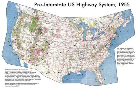 maps united states map highway