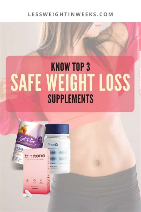 top   natural weight loss supplements  products explained