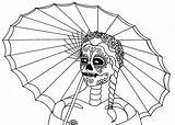 Coloring Muertos Calavera Bestcoloringpagesforkids Xcolorings sketch template