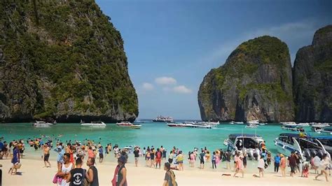 Flipboard Thailand S Maya Bay Beach Made Famous By Leonardo Dicaprio