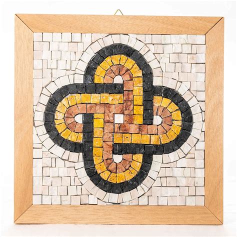 anniversary diy gift mosaic kit solomons knot  mosaic wall art