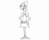 Candace Coloring Flynn Pages Random sketch template
