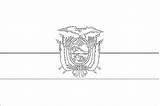 Ecuador Bandera Banderas Escudo Paises Divertida Flagge sketch template