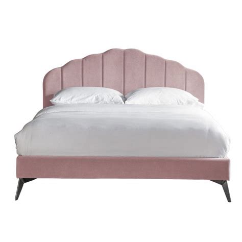 maisey bed blush linen bedroom from breeze furniture uk