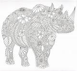 Ausmalbilder Mandala Erwachsene Ausdrucken Mandalas Animaux Nashorn Coloriage Ausmalen Ausmalbild Anspruchsvolle Einhorn Fantastiques Vorlage Frisch Neushoorn Malvorlagen Inspirierend Sauvages Difficile sketch template