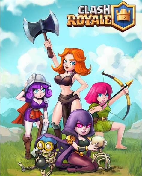 clash royale ladies the other version that s on pinterest sucks and is