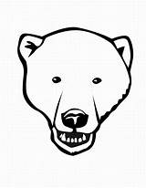 Bear Polar Face Coloring Pages Drawing Head Template Cola Cub Coca Color Teddy Easy Printable Print Outline Getdrawings Getcolorings Lrg sketch template