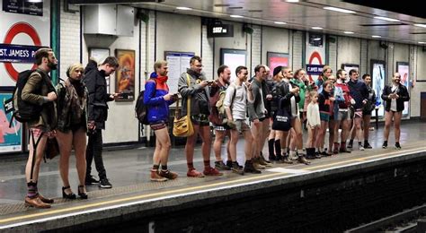 No Trousers Tube Ride 2020 London S Quirky Annual Event Is Back