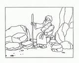 Commandments Gebote Mandamientos Moises Zehn Moses Ausmalbild Sostiene Bestcoloringpagesforkids ähnliche sketch template