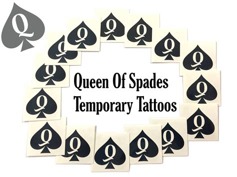 queen of spades qos temporary tattoo fetish thick bbc hotwife