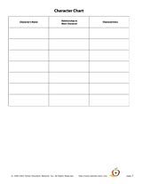 character chart printable   grade teachervisioncom