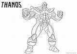 Thanos Coloring Pages Printable Marvel Kids Tsgos Beef Boss Infinity War Adults sketch template