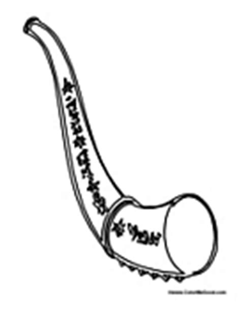 jewish shofar coloring pages coloring pages