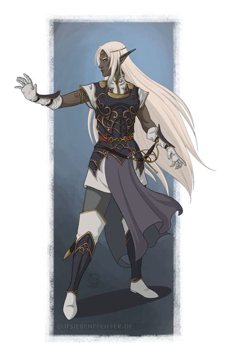 pirotess redesign character portraits female characters dark elf