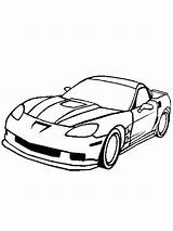 Corvette Coloring Pages Stingray Drawing Getdrawings Getcolorings sketch template