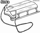 Sled Coloring Drawing Pages Print Getdrawings Clipartbest sketch template