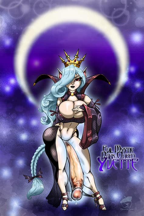 evil mystic dark queen yvette cock powaaah up by graphicbrat hentai foundry