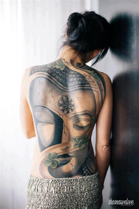 Full Back Girl Back Tattoos Buddha Tattoos Girl Tattoos