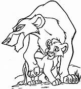 Coloring Lion Kovu King Pages Zira Getdrawings sketch template