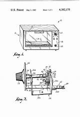 Patents Patent Oven Toaster Drawing sketch template