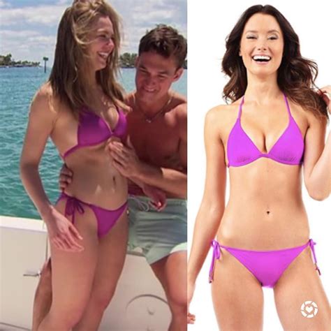Hannah Brown S Purple Bikini