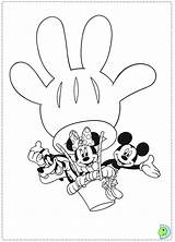 Pages Coloring Mickey Mouse Clubhouse Disney Dinokids House Club Color Print Printable Kids Lego Minnie Colouring Amigos Friends Close Birthday sketch template