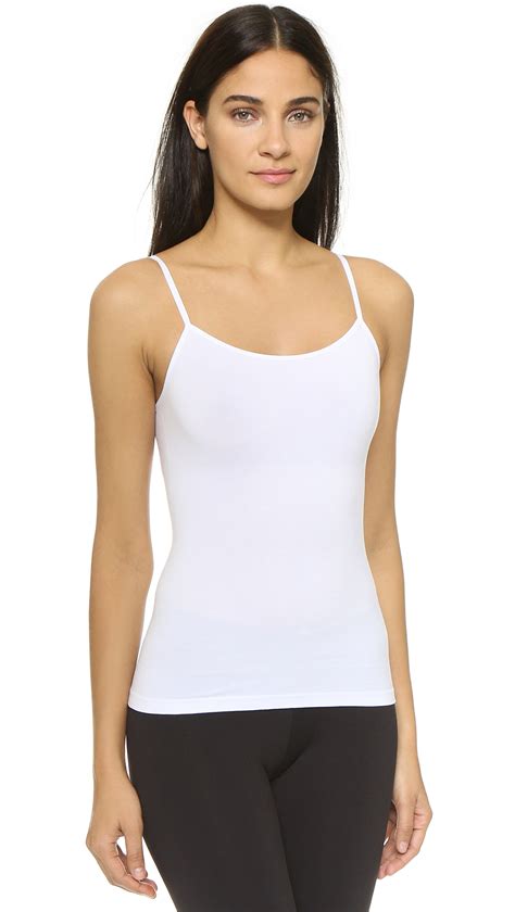 yummie by heather thomson sylvie seamless cami in white lyst