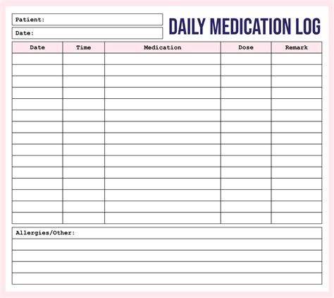 medication count sheet printable certificate templates home health gambaran