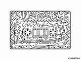 Coloring Cassette Pages Adults Audio Choose Board sketch template