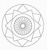 Coloring Pages Geometric Simple Popular sketch template