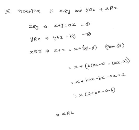 4 Consider The Relation On The Positive Integers Xry If And Only If X
