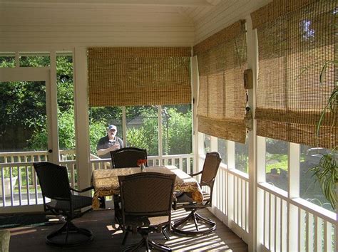 privacy shades  screened porch outdoor blinds  screen porch porch shades patio blinds