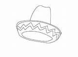 Coloring Mexican Cinco Mayo Hat Sombrero Printable Fiesta Color Sheet Crafts Arts Pages Template Hubpages sketch template