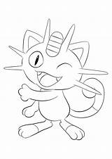 Abomasnow Meowth sketch template